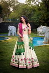 Gatha By Lnb Khadi Cotton With Sequins And Thread Embroidery Work Lahenga Choli With Dupatta Wholesale Market Surat